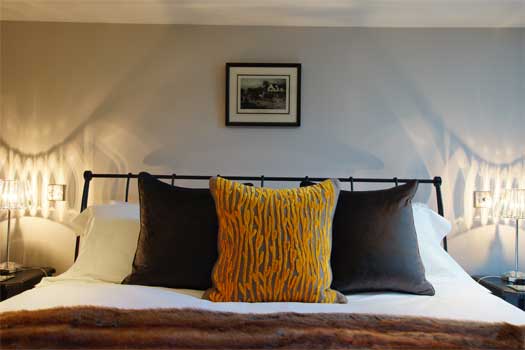The Coach's private patio opening onto twelve acres of estate parkland