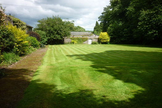 The Dairy's private garden - one of the largest on the Ty Mawr Estate