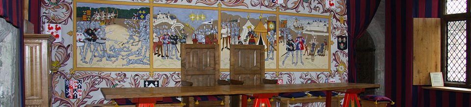 Main Hall Tretower Court and Castle